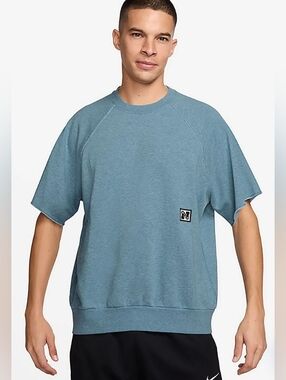 Nike Gym Heritage Dri-FIT Fitness T-shirt ~ Smokey Blue HJ8087-006 | Men's: 2XL